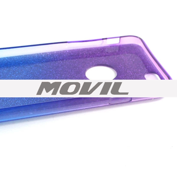 NP-2359 TPU brillante polvo funda para iphone 6-5